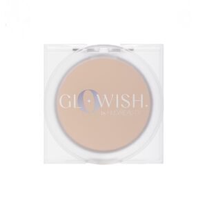 Huda Beauty Glowish Luminous Pressed Powder in “Porcelain”